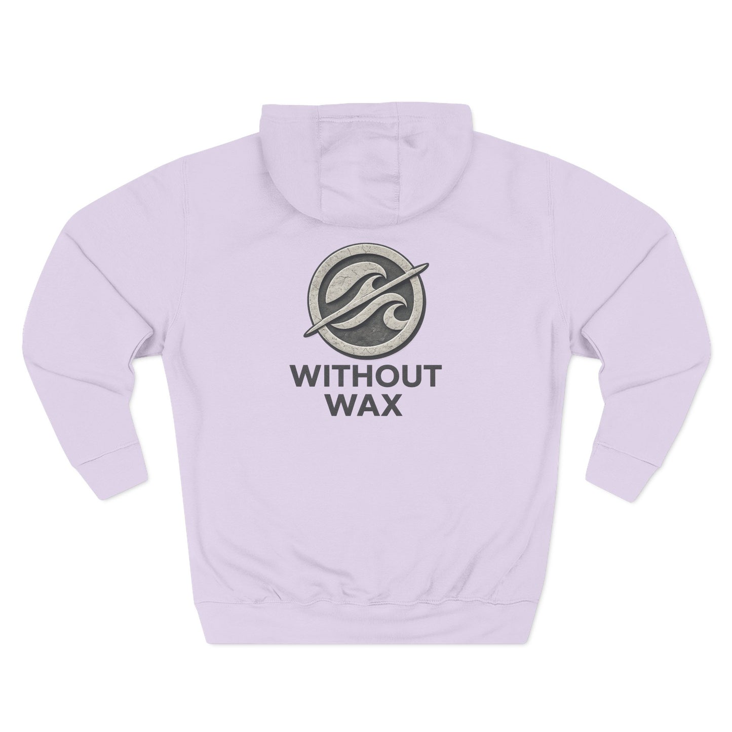 Without Wax Hoodie – Surf-Inspired Wave Logo Pullover | Vintage Coastal Streetwear Hoodie
