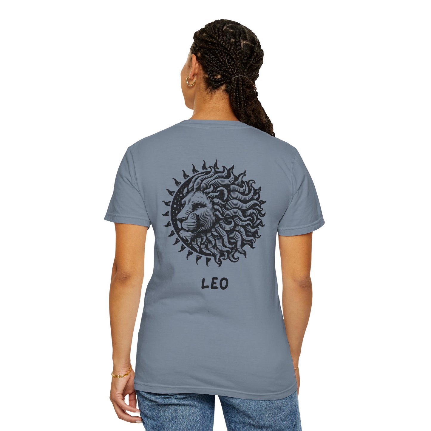 Leo Sun Lion T-Shirt – Zodiac Astrology Graphic Tee | Vintage Celestial Star Sign Shirt