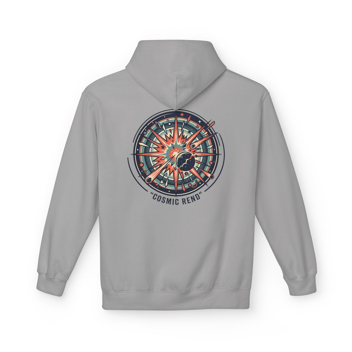 Cosmic Compass Hoodie – Retro Space Navigation Graphic Hoodie | Celestial Streetwear, Vintage Space Aesthetic, Unisex Hoodie
