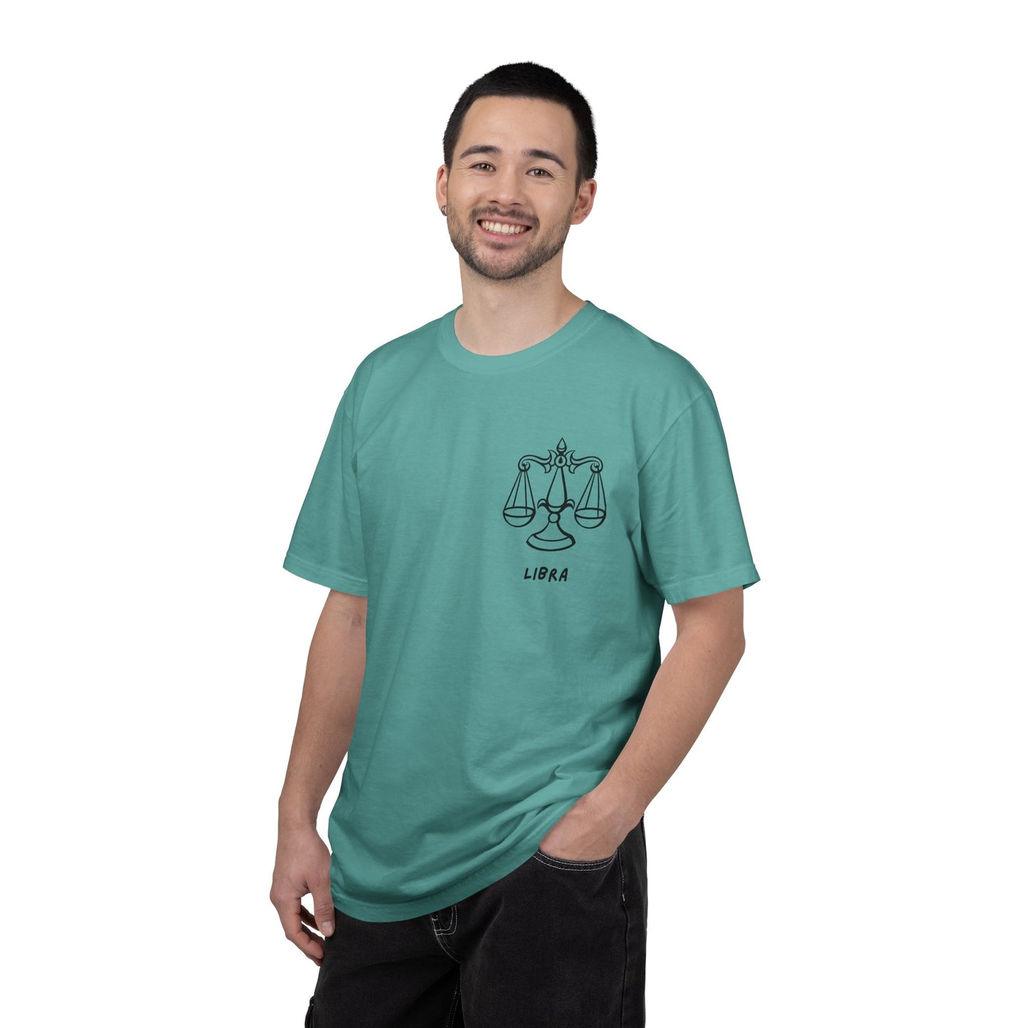 Libra Scales T-Shirt – Zodiac Balance Graphic Tee | Minimal Astrology Shirt