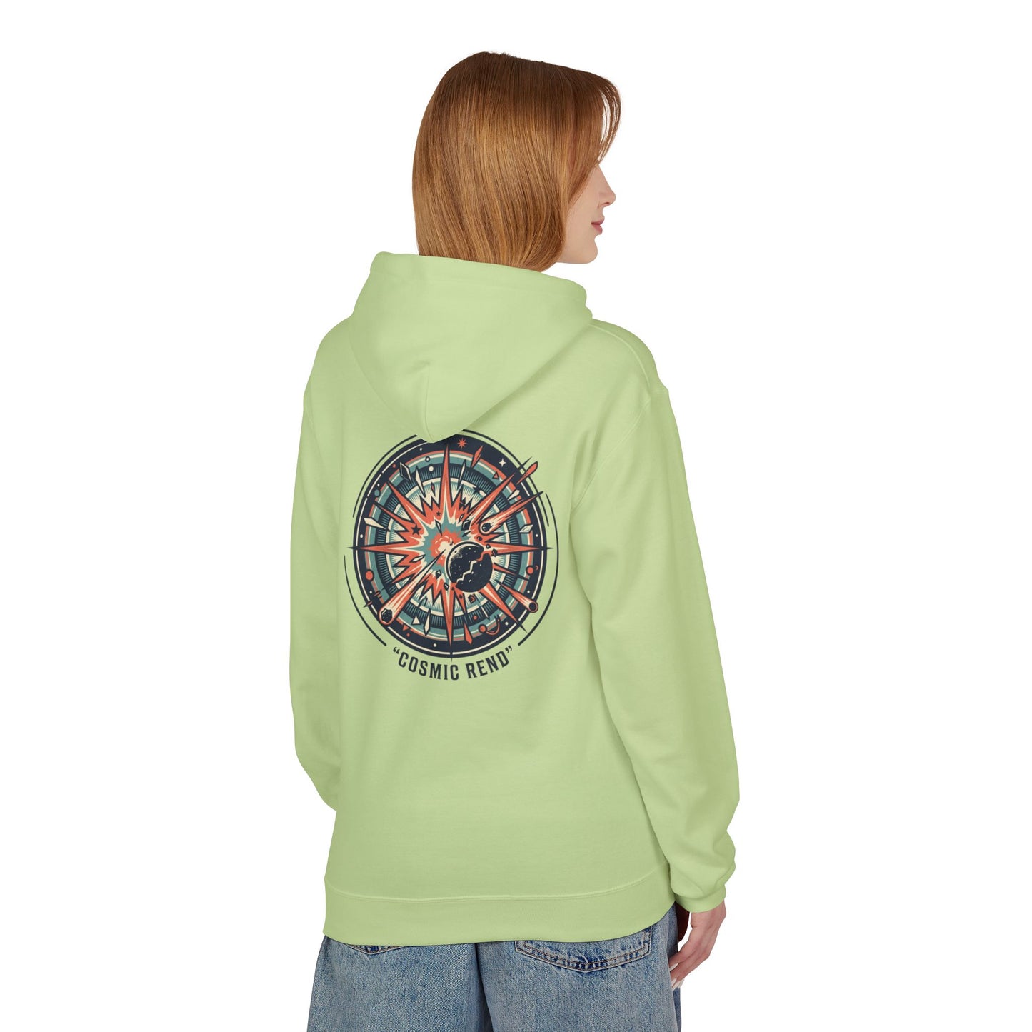 Cosmic Compass Hoodie – Retro Space Navigation Graphic Hoodie | Celestial Streetwear, Vintage Space Aesthetic, Unisex Hoodie