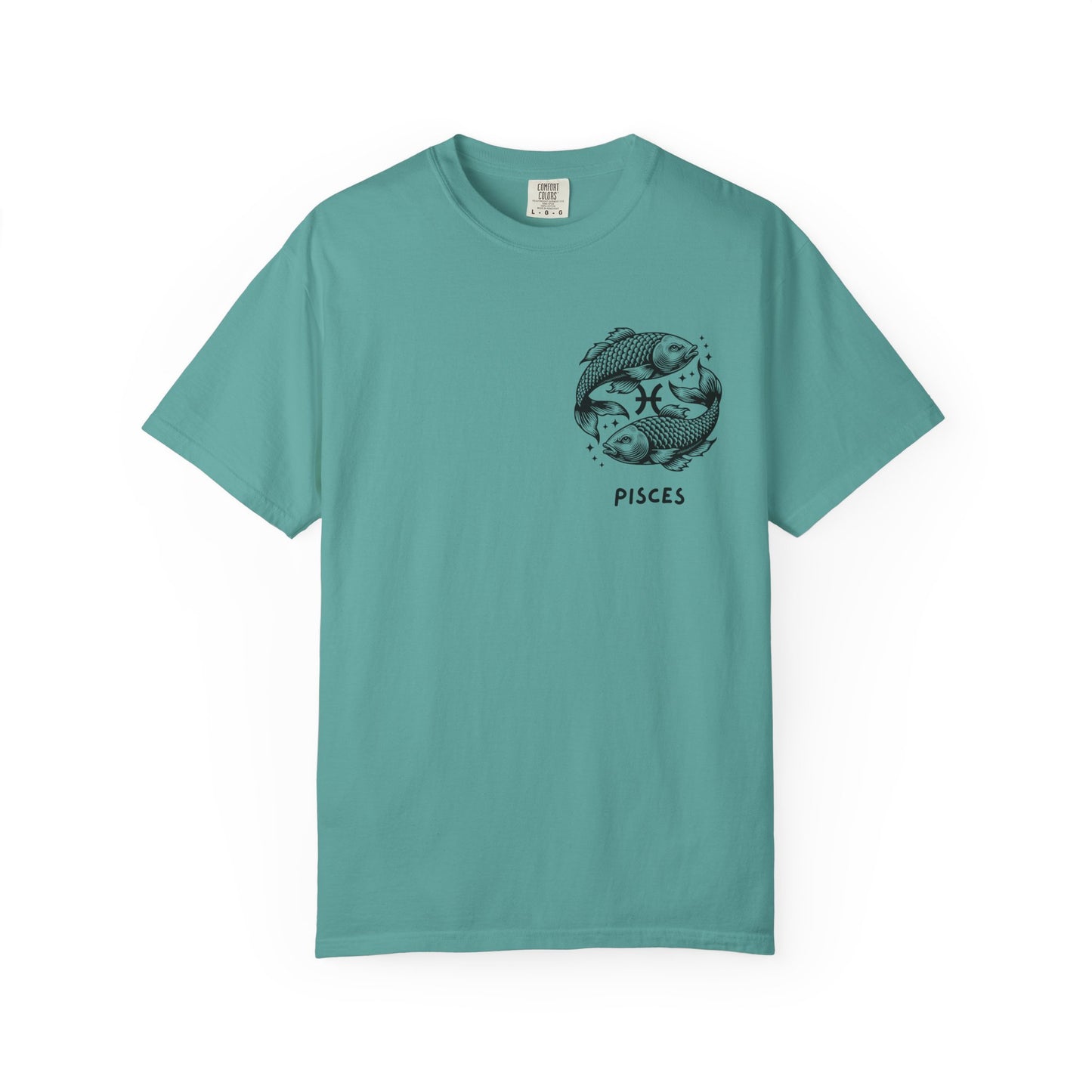 Pisces Zodiac T-Shirt – Pisces Fish Astrology Graphic Tee | Celestial Star Sign Shirt