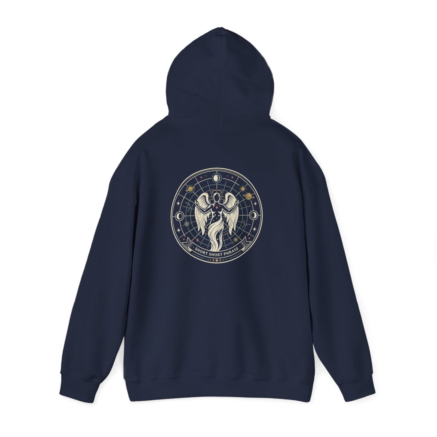 Astrology Moon Phases Hoodie – Mystic Astronaut Zodiac Sweatshirt | Celestial Graphic Hoodie