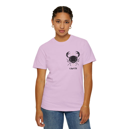 Cancer Zodiac T-Shirt – Crab Astrology Tee | Minimal Celestial Star Sign Shirt
