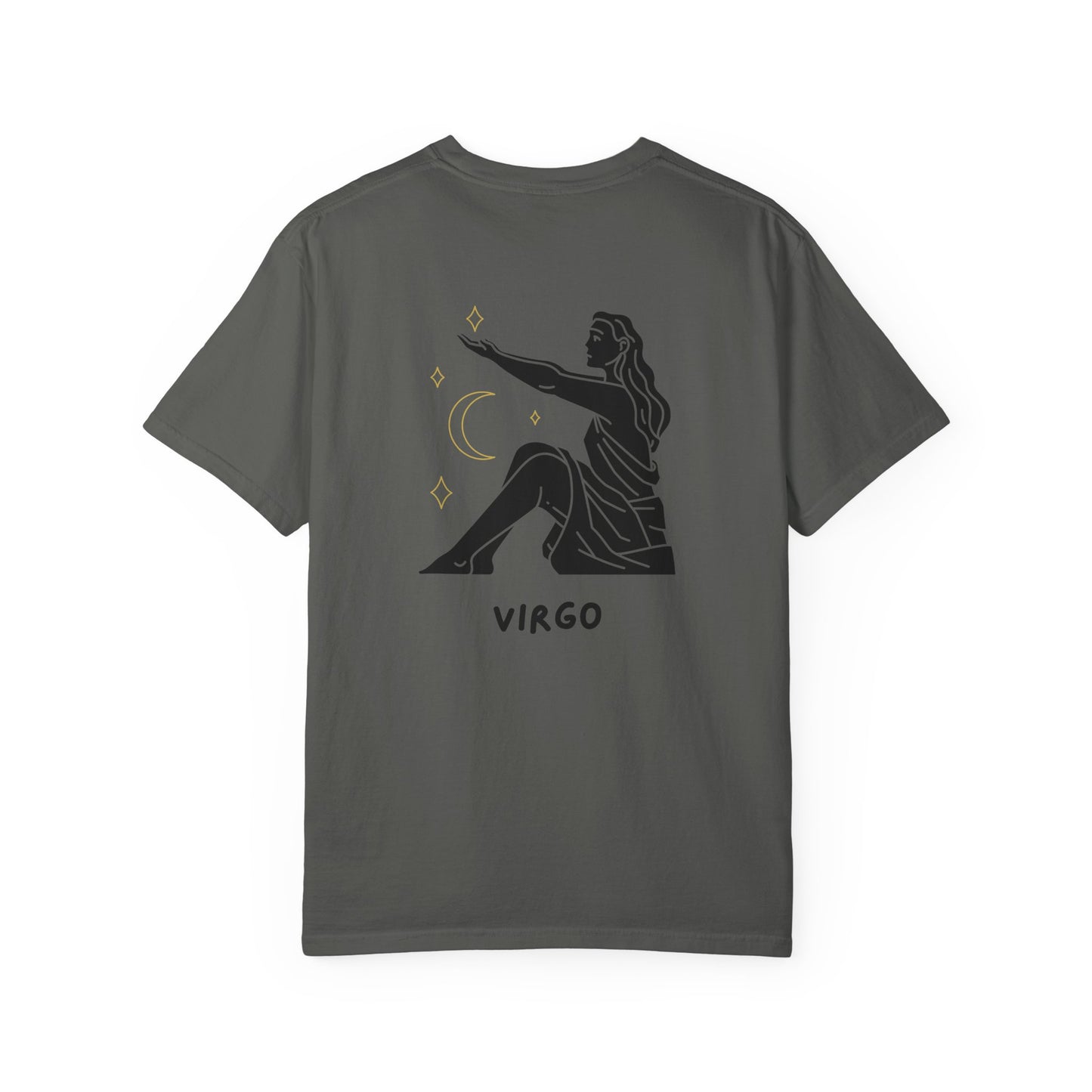 Virgo Zodiac T-Shirt – Minimalist Astrology Tee | Celestial Star Sign Graphic Shirt