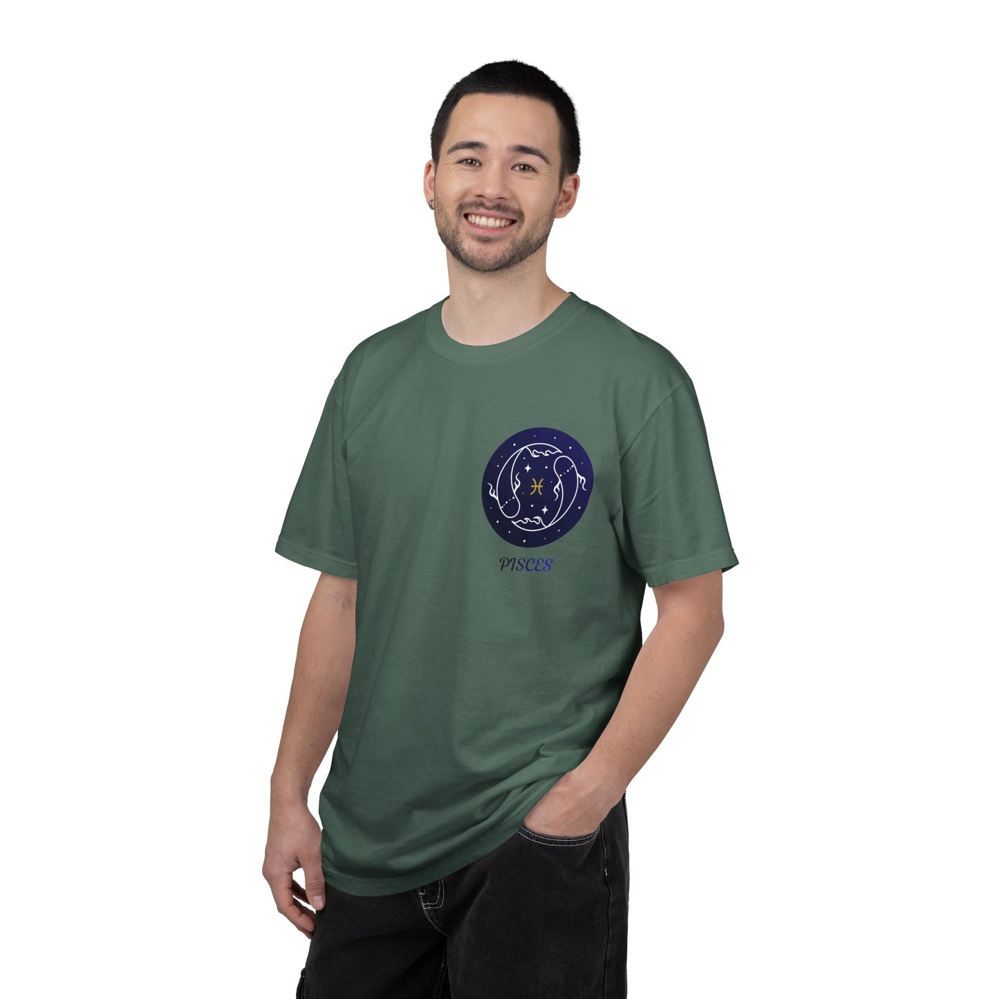 Pisces Constellation T-Shirt – Zodiac Astrology Graphic Tee | Minimal Celestial Star Sign Shirt