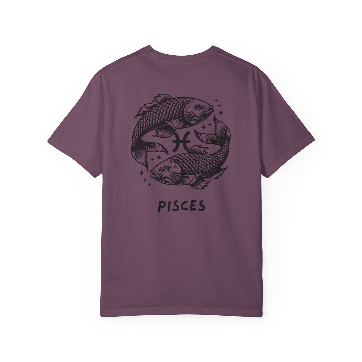 Pisces Zodiac T-Shirt – Pisces Fish Astrology Graphic Tee | Celestial Star Sign Shirt