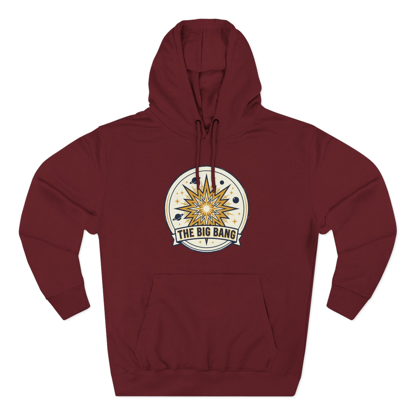 Big Bang Hoodie – Retro Starburst Universe Graphic Hoodie | Astronomy Science Hoodie, Cosmic Streetwear, Unisex Hoodie