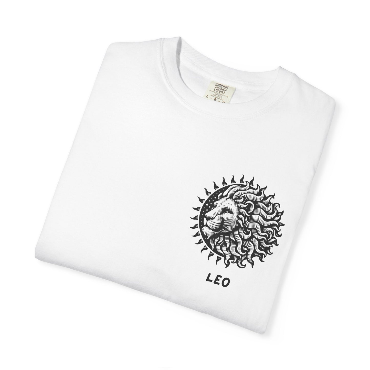 Leo Sun Lion T-Shirt – Zodiac Astrology Graphic Tee | Vintage Celestial Star Sign Shirt