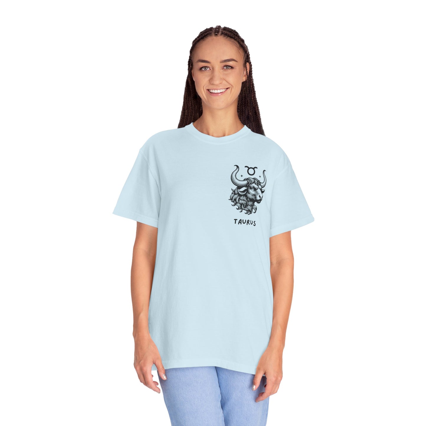 Taurus Bull Zodiac T-Shirt – Minimal Astrology Graphic Tee | Earth Sign Vintage Shirt