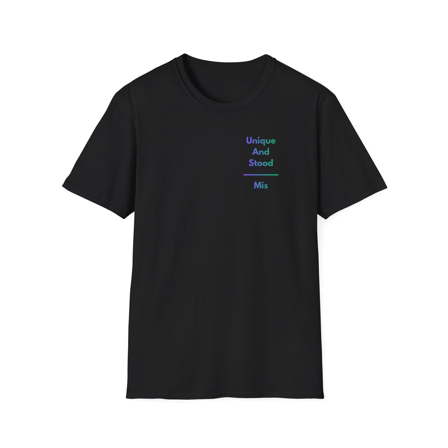 Unique And Misunderstood T-Shirt – Minimal Inspirational Graphic Tee | Thoughtful Statement Shirt