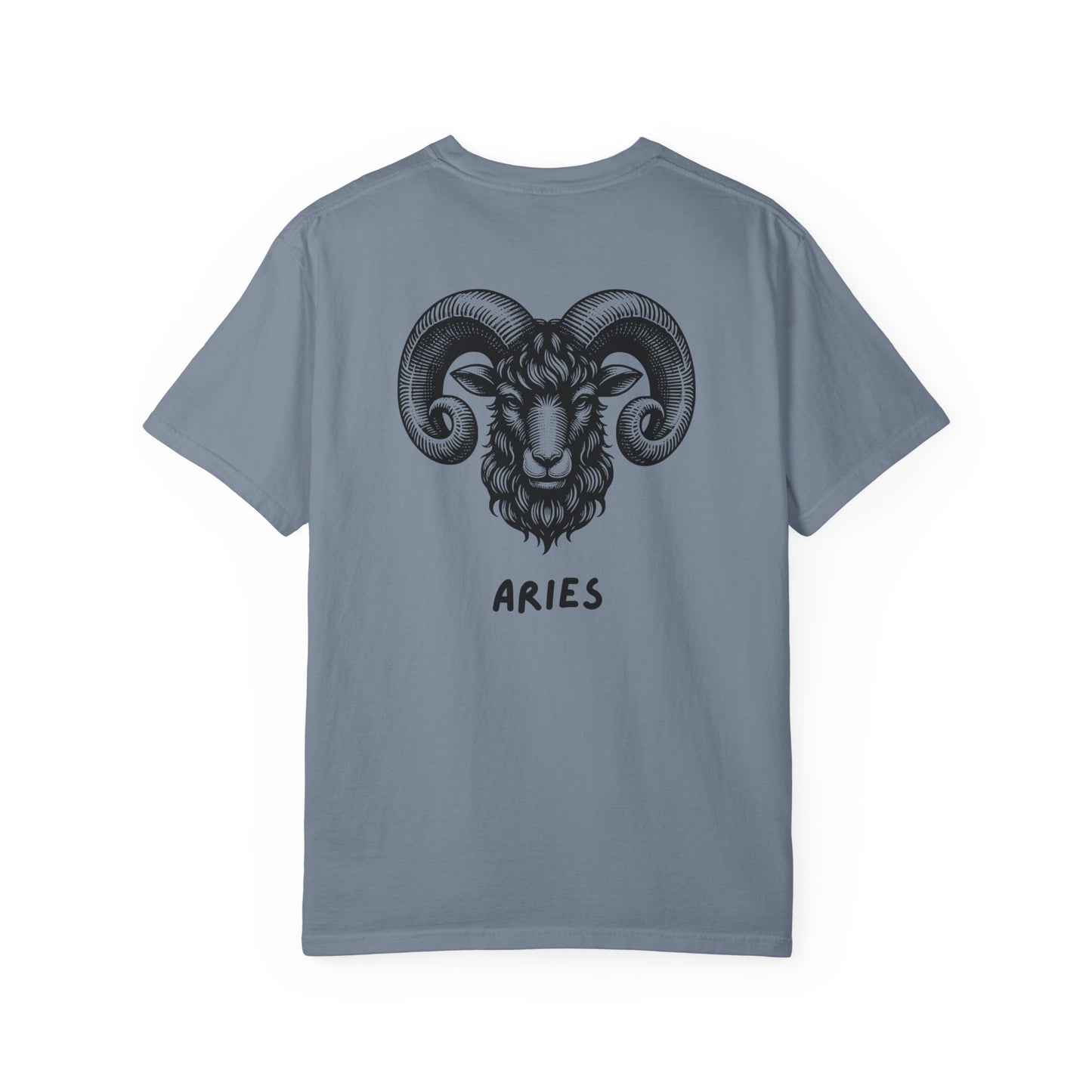 Aries Zodiac T-Shirt – Aries Ram Astrology Graphic Tee | Vintage Star Sign Shirt, Unisex Tee