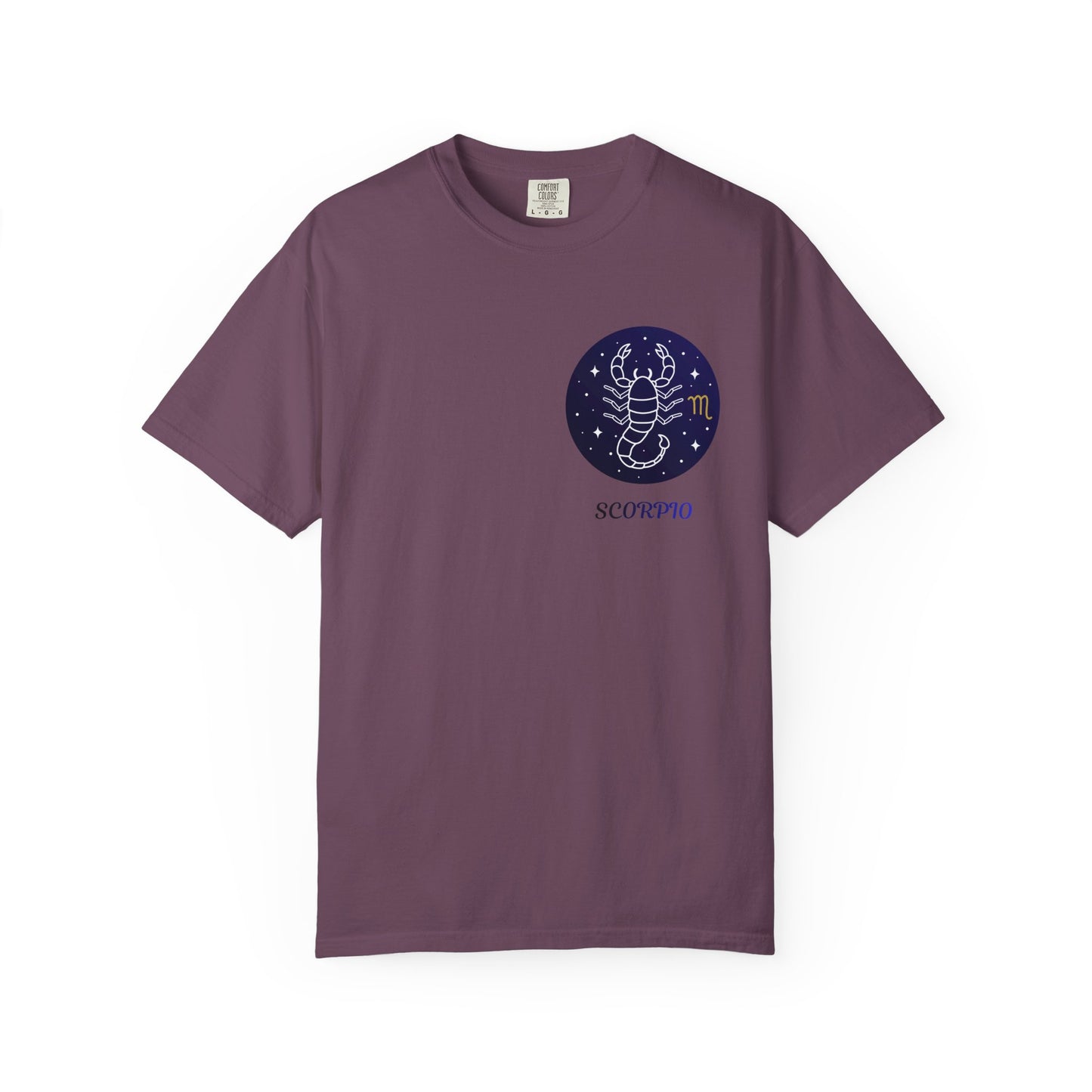 Scorpio Unisex Garment-Dyed T-Shirt – Zodiac Astrology Graphic Tee | Vintage Celestial Star Sign Shirt