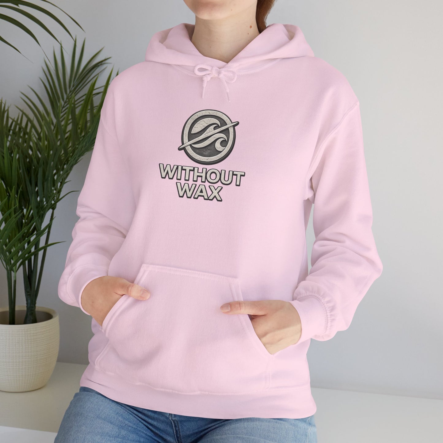 Without Wax Hoodie – “Bring People Up” Motivational Graphic Sweatshirt | Minimal Inspirational Streetwear