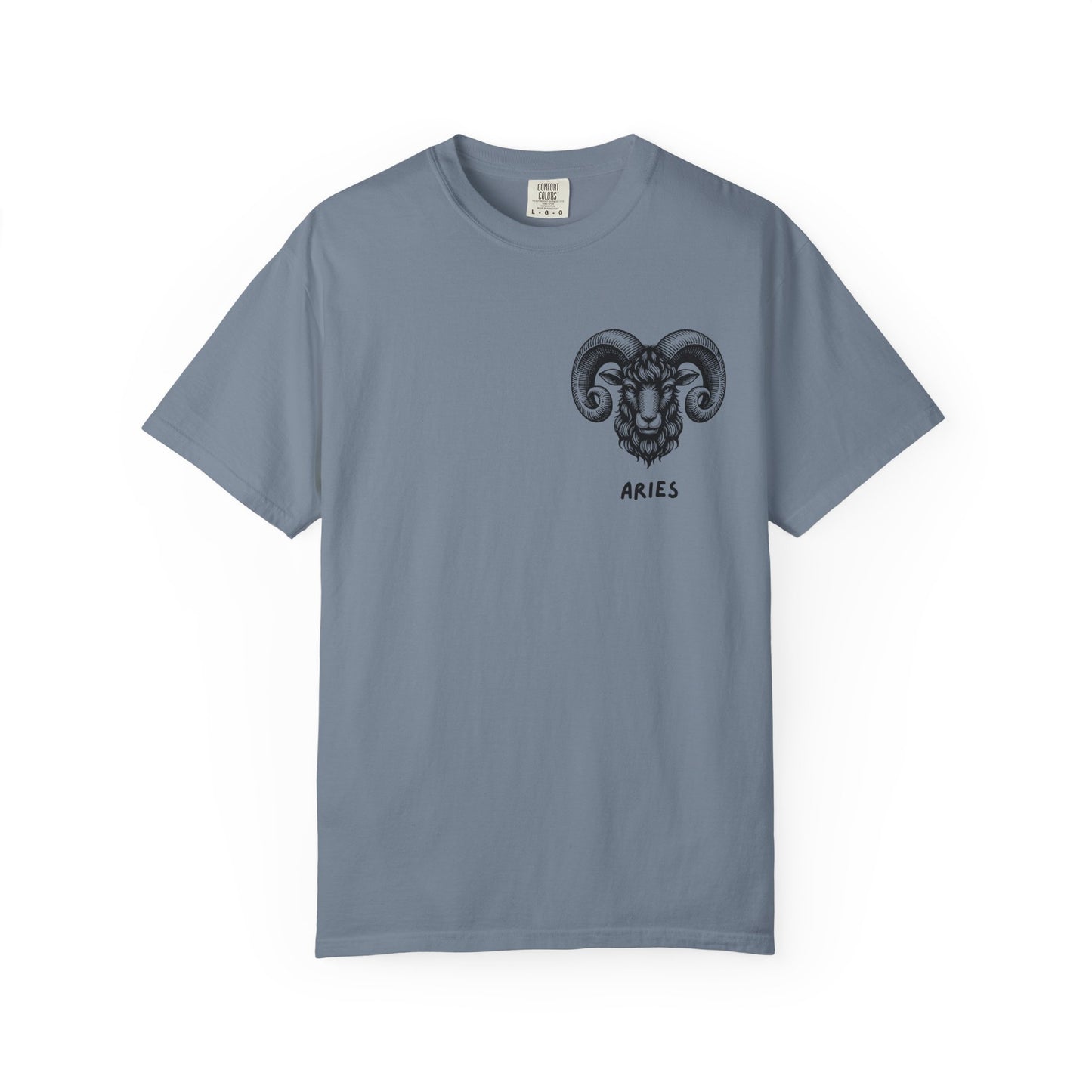 Aries Zodiac T-Shirt – Aries Ram Astrology Graphic Tee | Vintage Star Sign Shirt, Unisex Tee