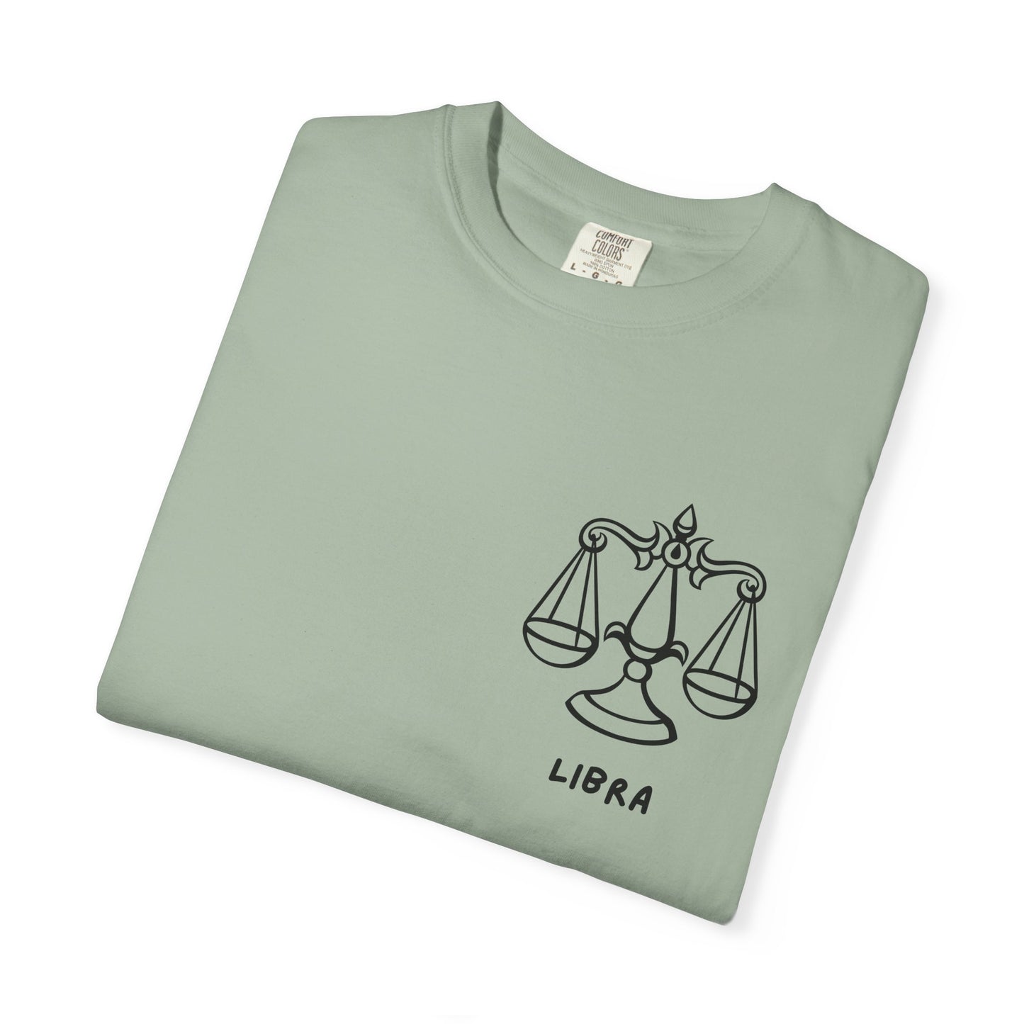 Libra Scales T-Shirt – Zodiac Balance Graphic Tee | Minimal Astrology Shirt