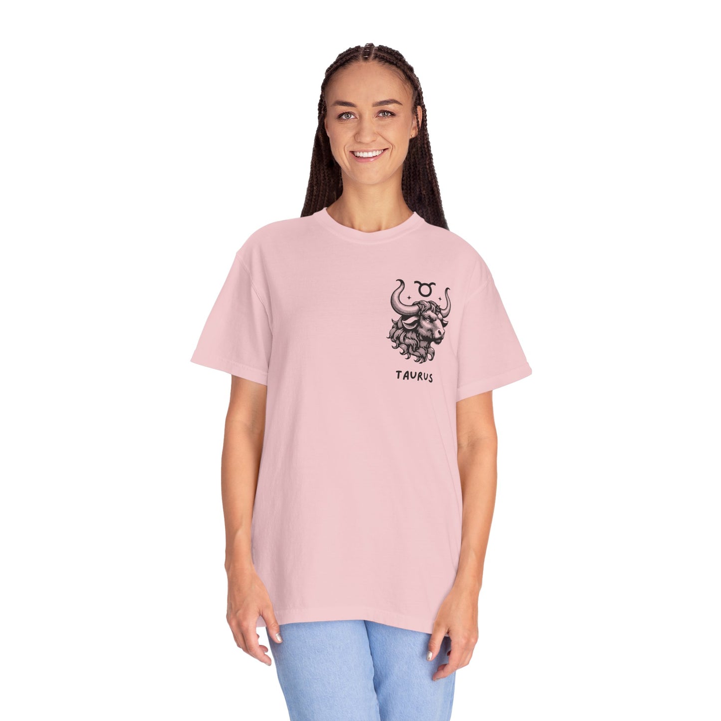 Taurus Bull Zodiac T-Shirt – Minimal Astrology Graphic Tee | Earth Sign Vintage Shirt
