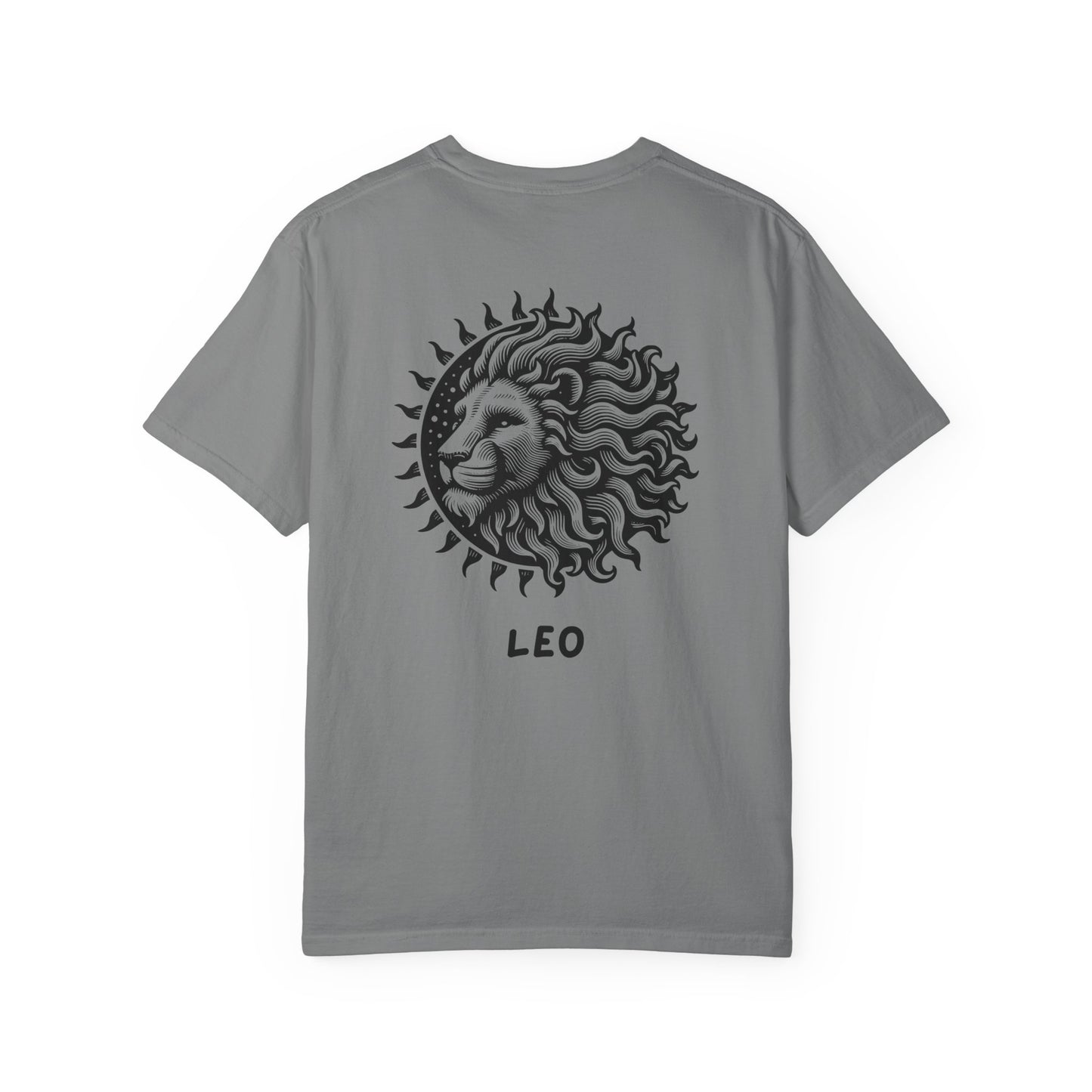 Leo Sun Lion T-Shirt – Zodiac Astrology Graphic Tee | Vintage Celestial Star Sign Shirt