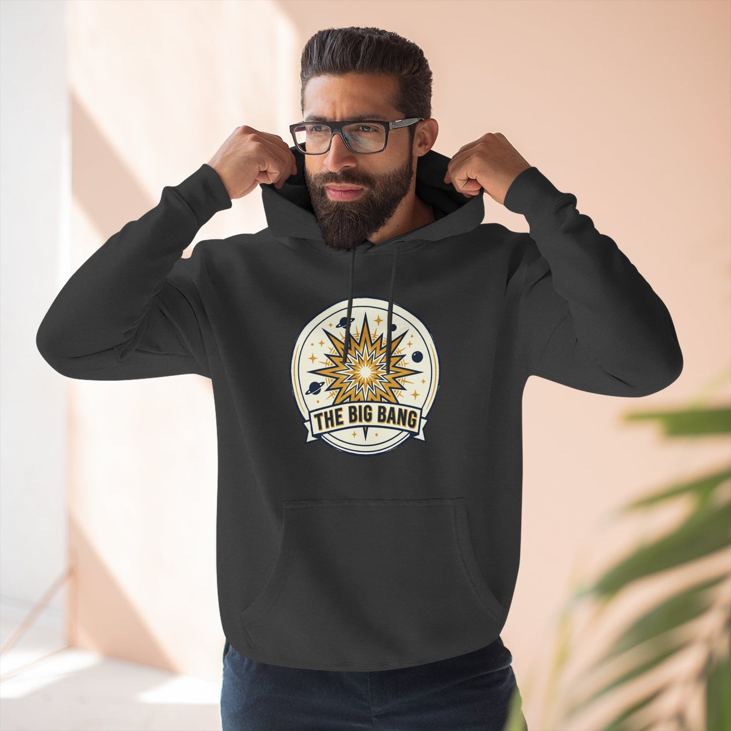 Big Bang Hoodie – Retro Starburst Universe Graphic Hoodie | Astronomy Science Hoodie, Cosmic Streetwear, Unisex Hoodie