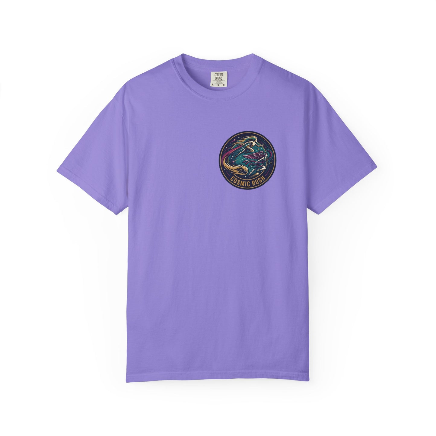 Cosmic Rush Skate T-Shirt – Retro Space Surf Graphic Tee | Vintage Cosmic Wave Shirt, Unisex Casual Tee
