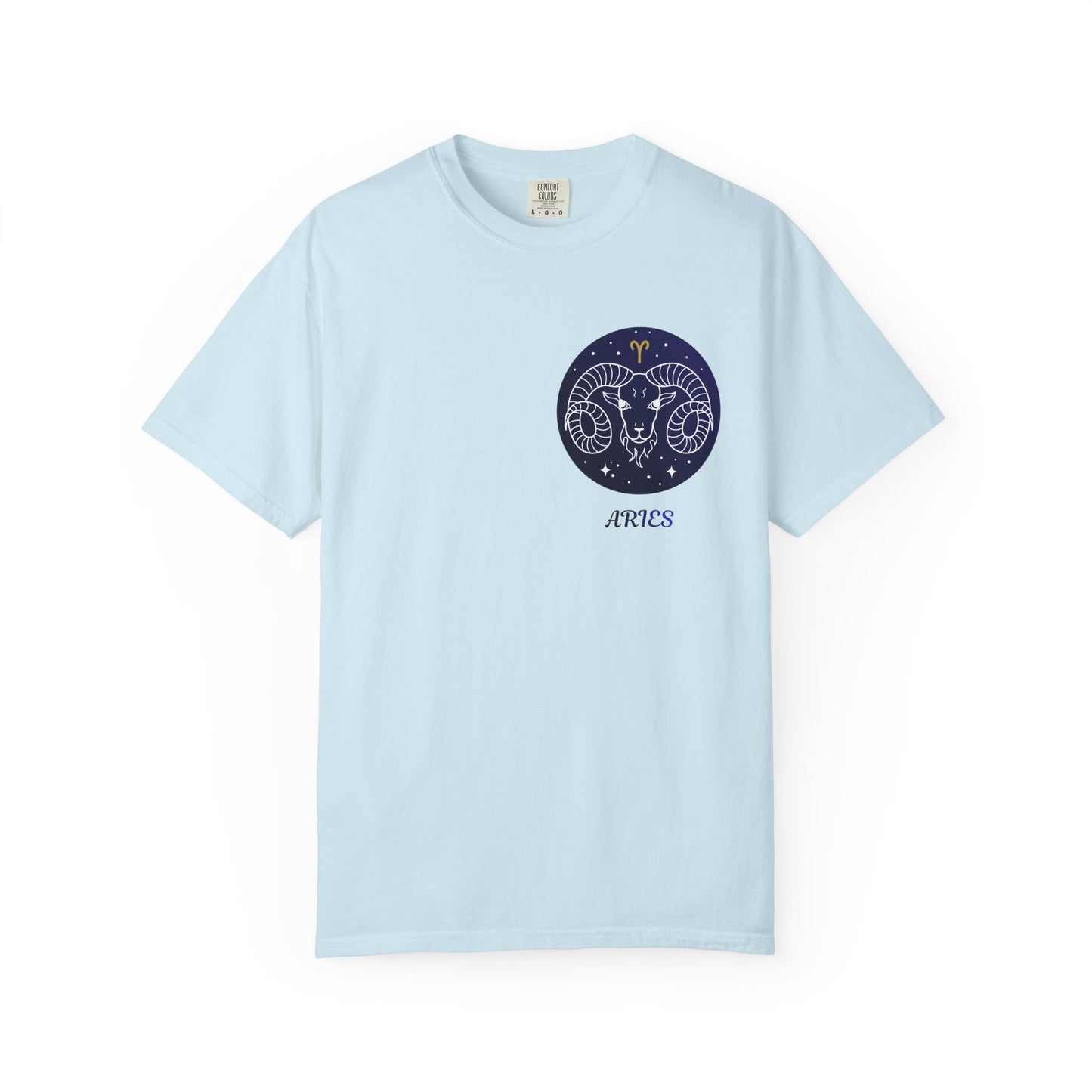 Aries Zodiac Ram T-Shirt – Constellation Astrology Graphic Tee | Minimal Celestial Shirt