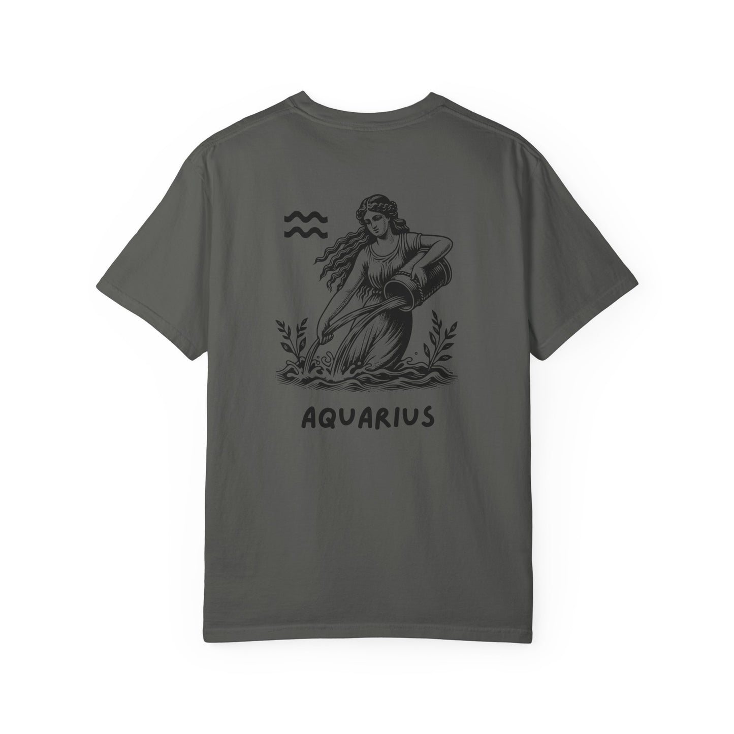 Aquarius Zodiac T-Shirt – Vintage Water Bearer Astrology Tee | Celestial Star Sign Shirt