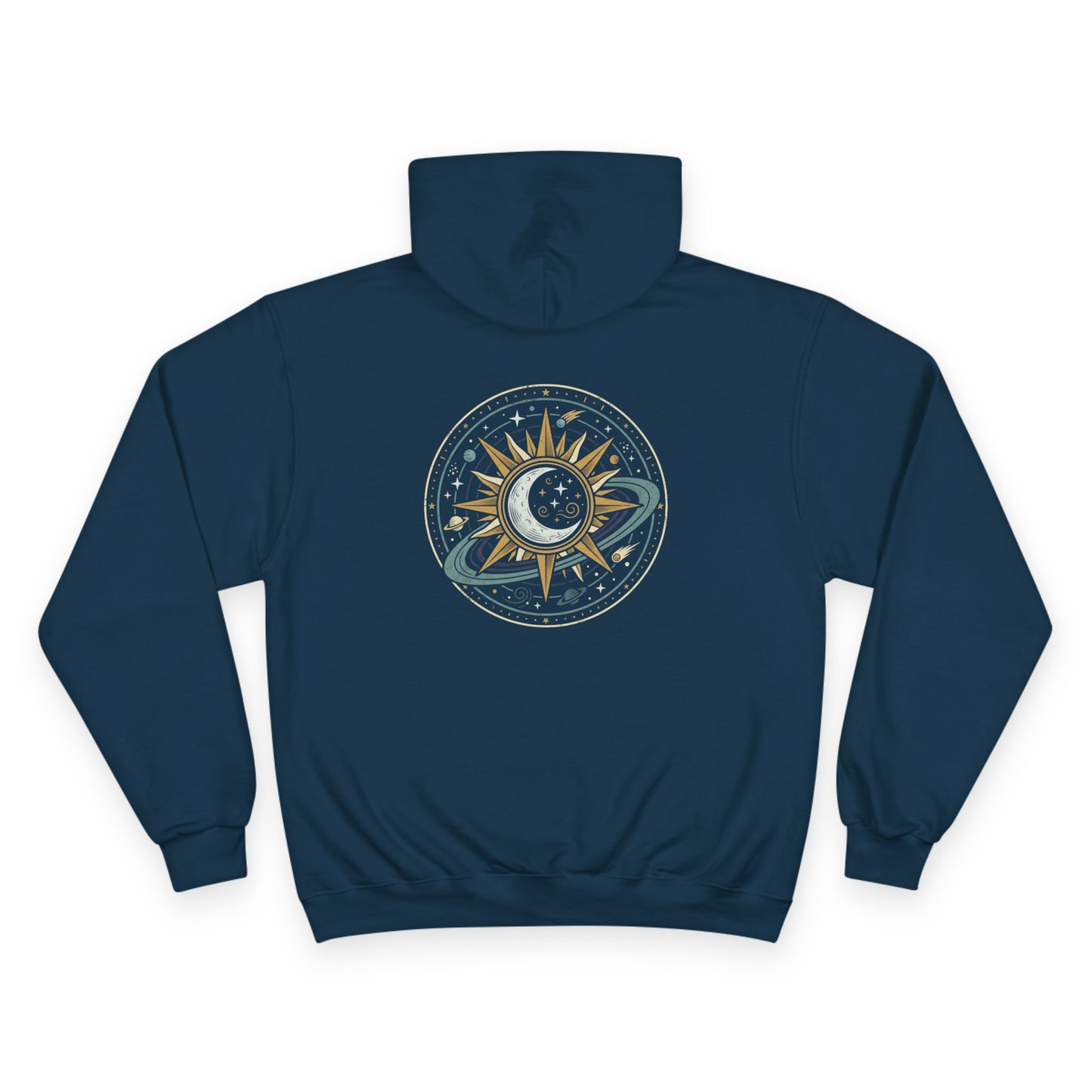 Sun & Moon Hoodie – Celestial Balance Graphic Hoodie | Spiritual Cosmic Aesthetic, Minimal Astrology Hoodie, Unisex Hoodie