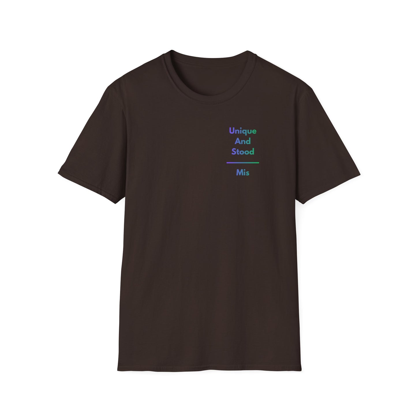 Unique And Misunderstood T-Shirt – Minimal Inspirational Graphic Tee | Thoughtful Statement Shirt
