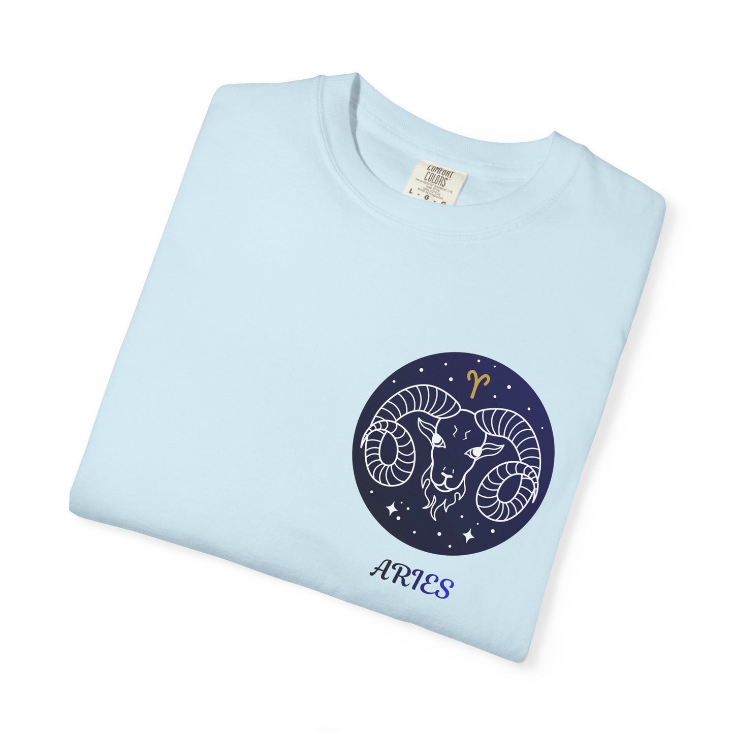 Aries Zodiac Ram T-Shirt – Constellation Astrology Graphic Tee | Minimal Celestial Shirt