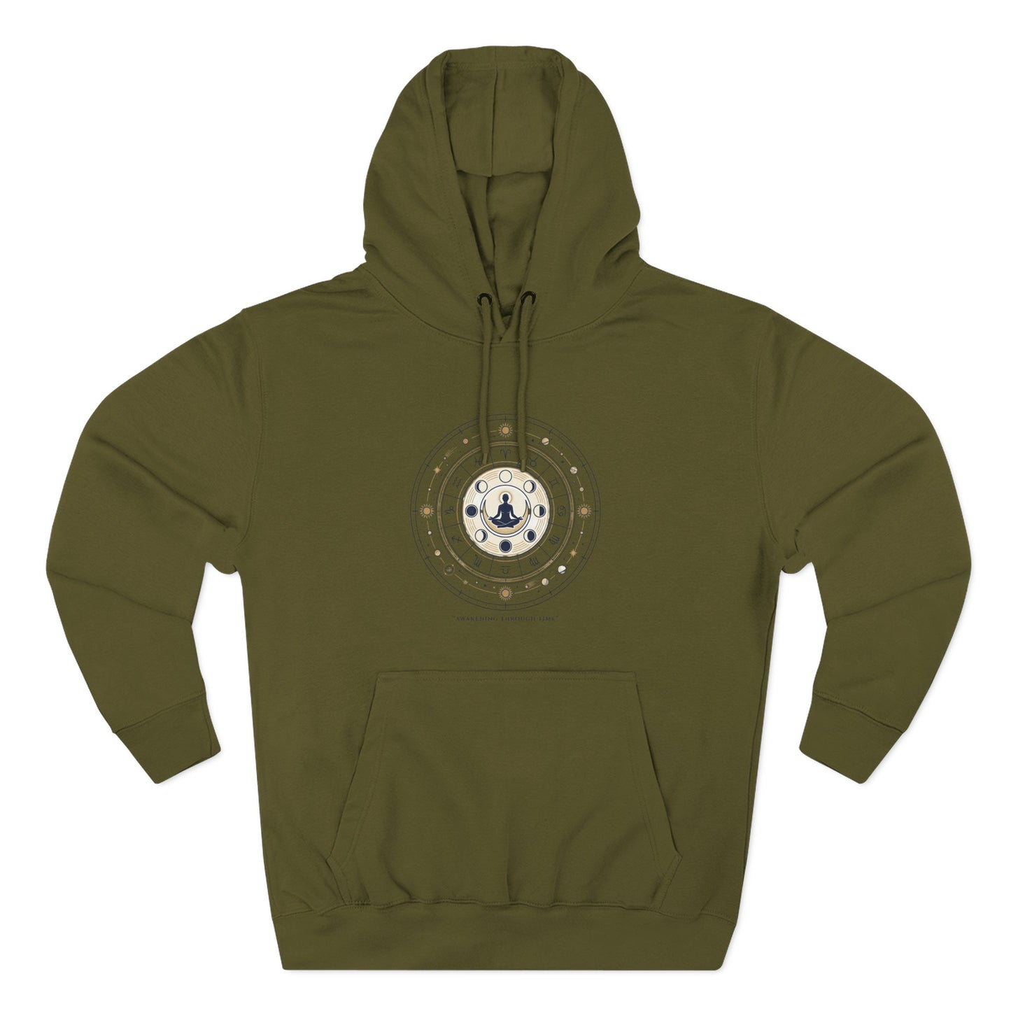 Zodiac Meditation Hoodie – Celestial Birth Chart Mandala Hoodie | Spiritual Astrology Sweatshirt, Unisex Hoodie