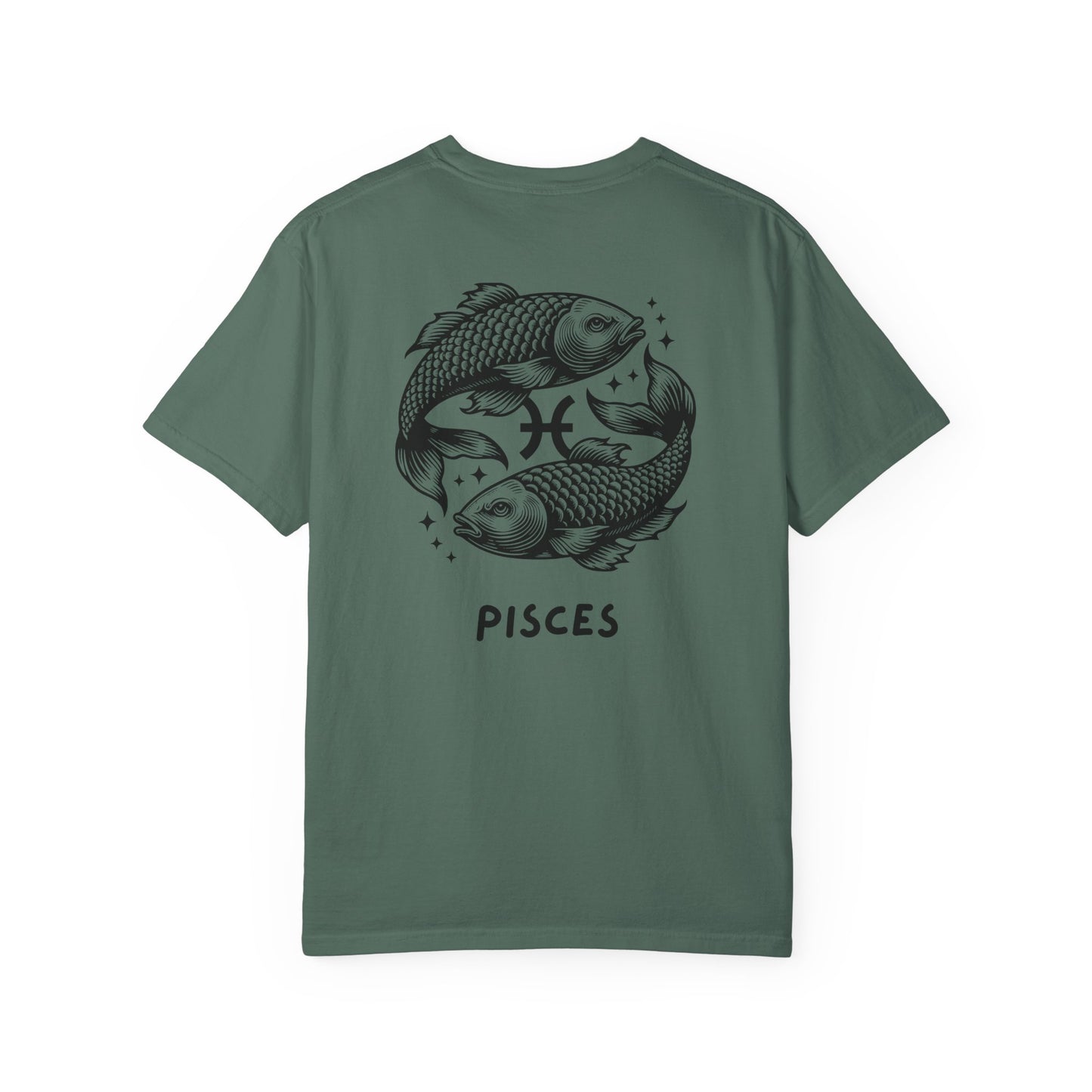 Pisces Zodiac T-Shirt – Pisces Fish Astrology Graphic Tee | Celestial Star Sign Shirt