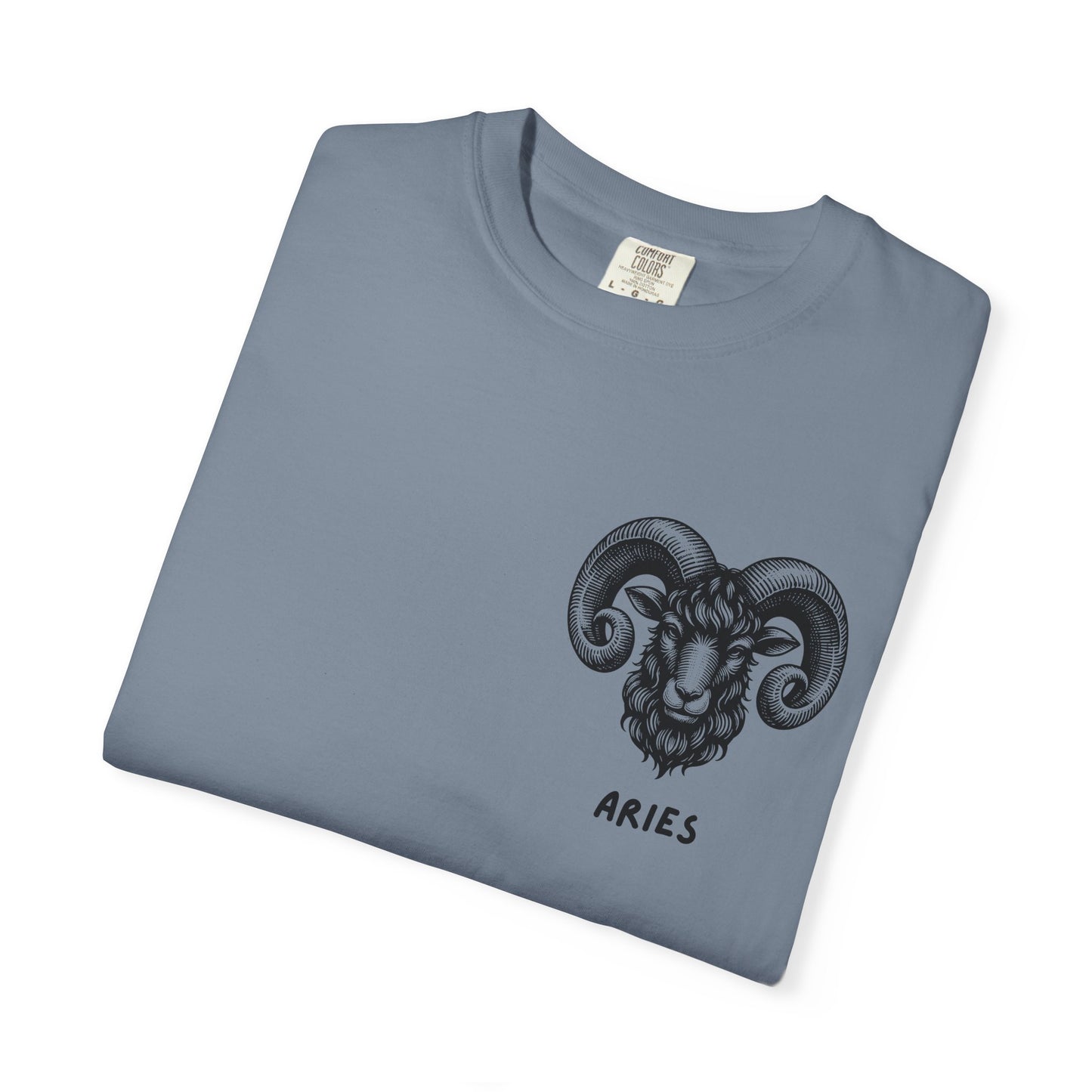 Aries Zodiac T-Shirt – Aries Ram Astrology Graphic Tee | Vintage Star Sign Shirt, Unisex Tee