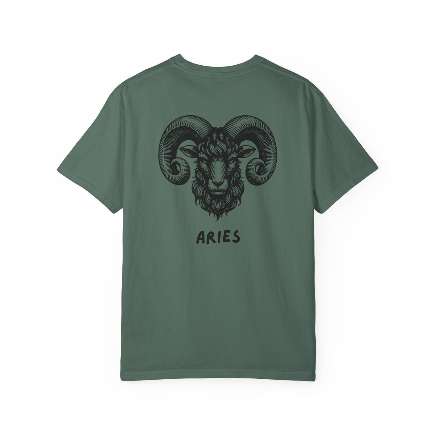 Aries Zodiac T-Shirt – Aries Ram Astrology Graphic Tee | Vintage Star Sign Shirt, Unisex Tee