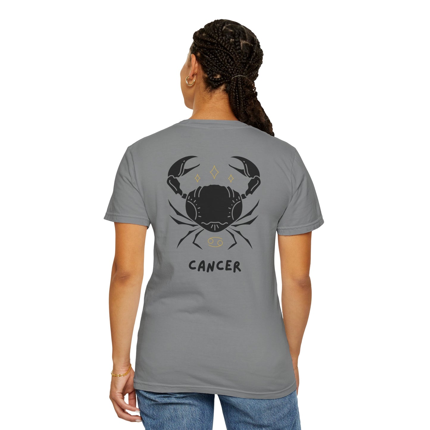 Cancer Zodiac T-Shirt – Crab Astrology Tee | Minimal Celestial Star Sign Shirt