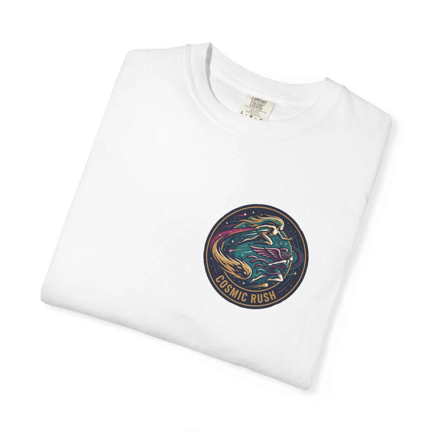 Cosmic Rush Skate T-Shirt – Retro Space Surf Graphic Tee | Vintage Cosmic Wave Shirt, Unisex Casual Tee