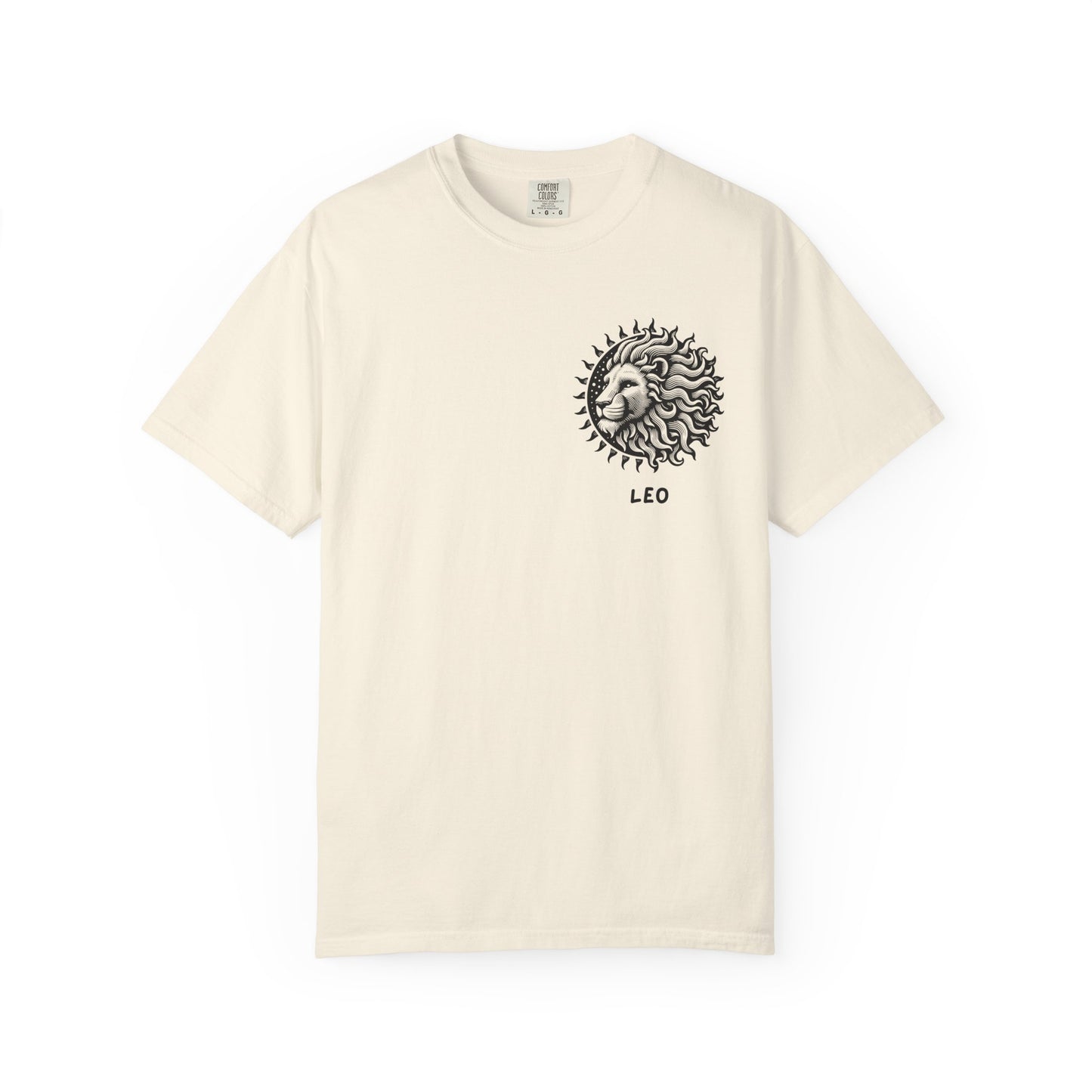 Leo Sun Lion T-Shirt – Zodiac Astrology Graphic Tee | Vintage Celestial Star Sign Shirt