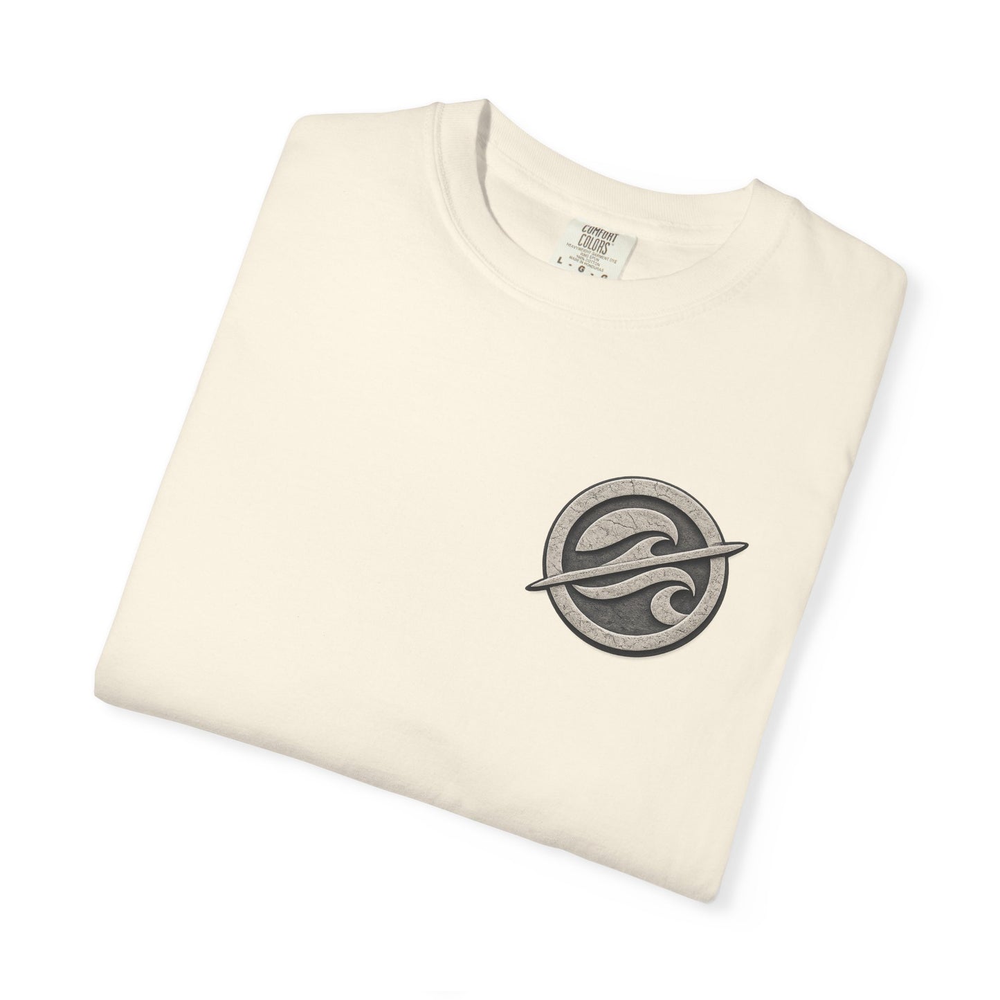 Surf Badge T-Shirt – Retro Wave Logo Tee | Vintage Coastal Streetwear Shirt
