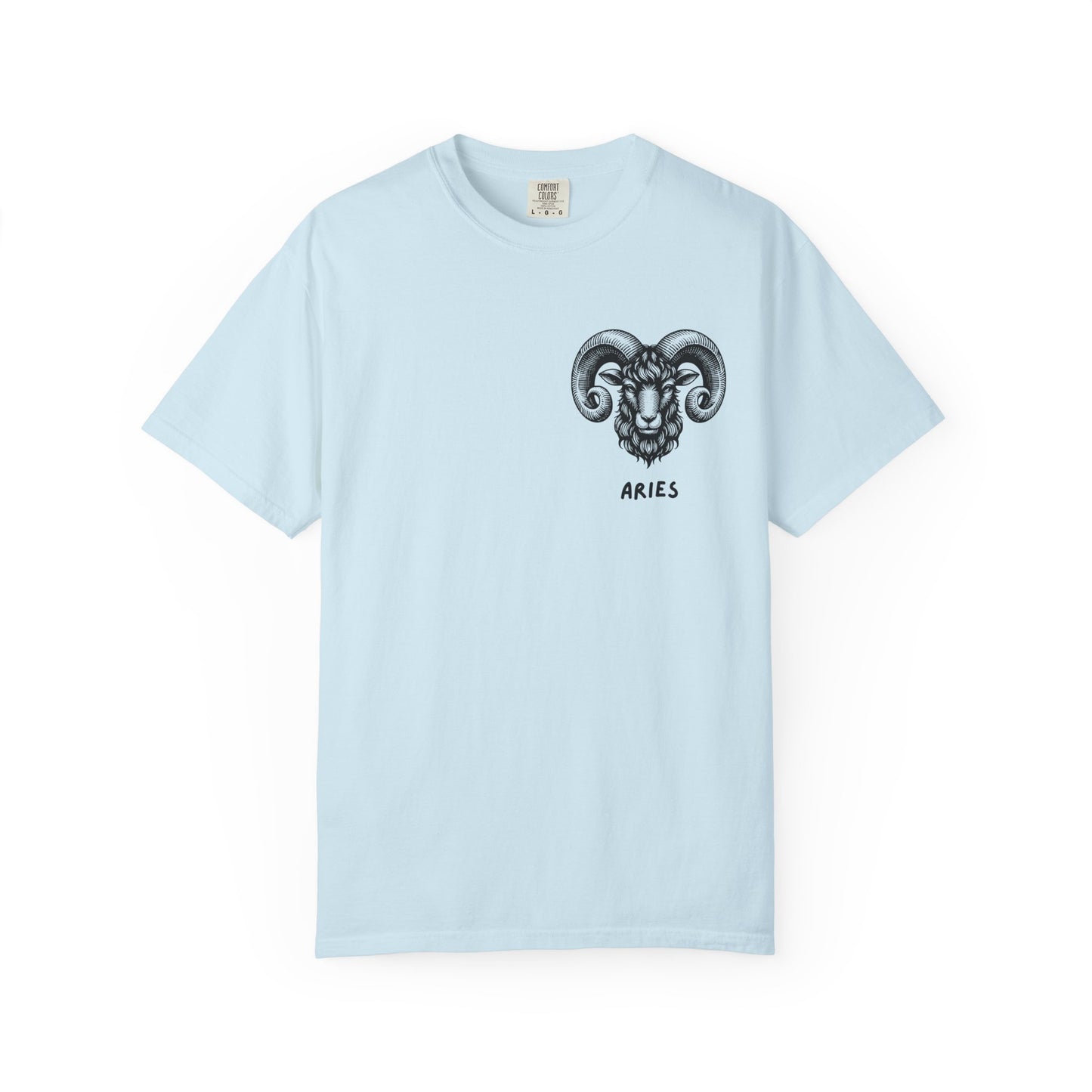 Aries Zodiac T-Shirt – Aries Ram Astrology Graphic Tee | Vintage Star Sign Shirt, Unisex Tee