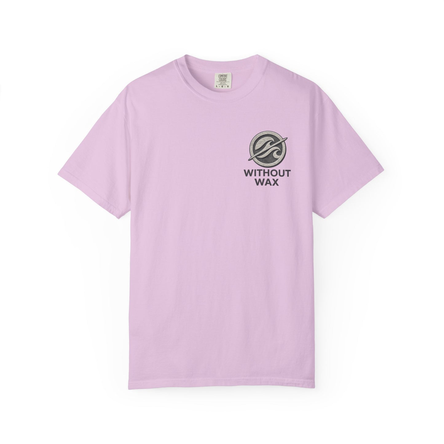 Without Wax Surf Logo T-Shirt – Coastal Wave Badge Graphic Tee | Vintage Streetwear Shirt