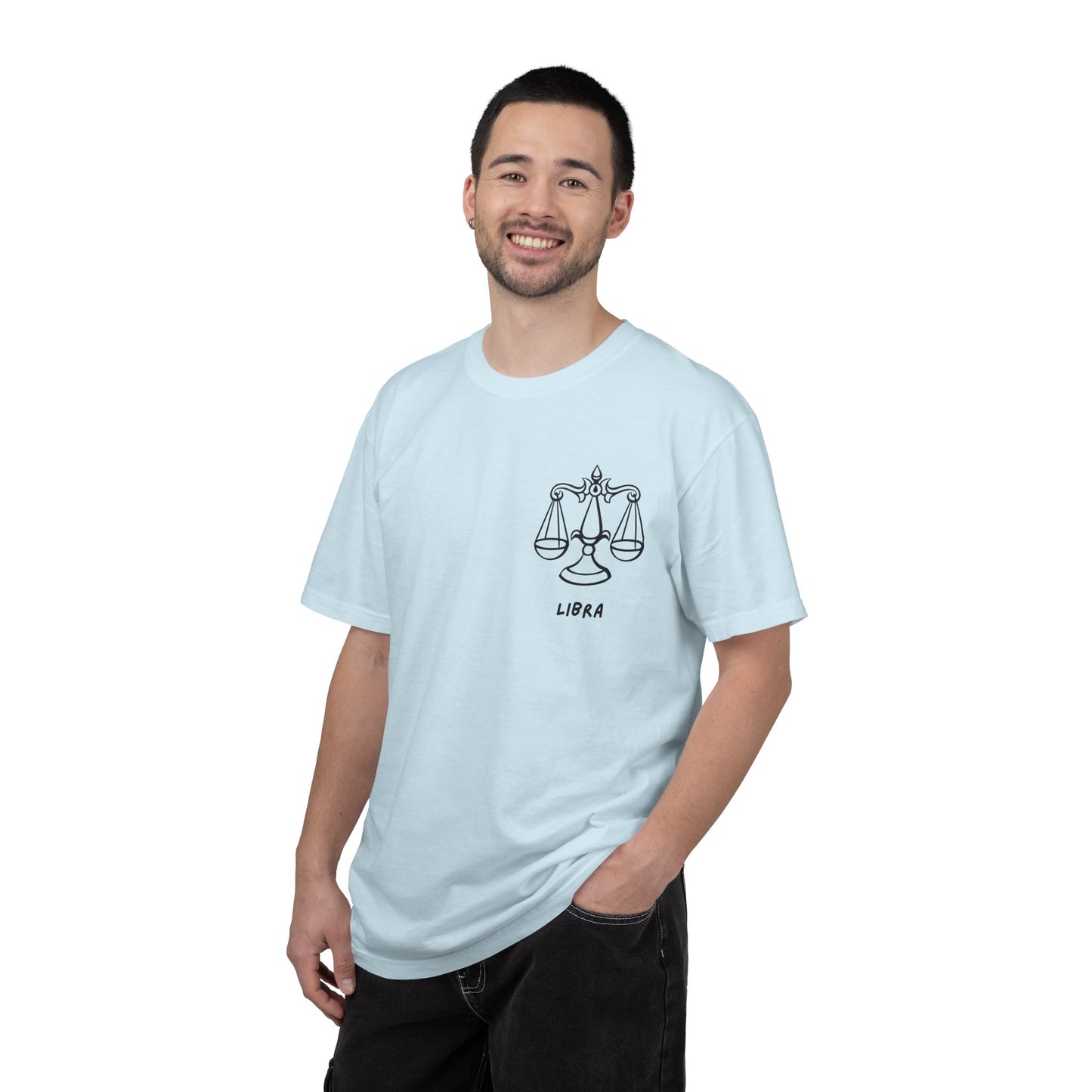 Libra Scales T-Shirt – Zodiac Balance Graphic Tee | Minimal Astrology Shirt