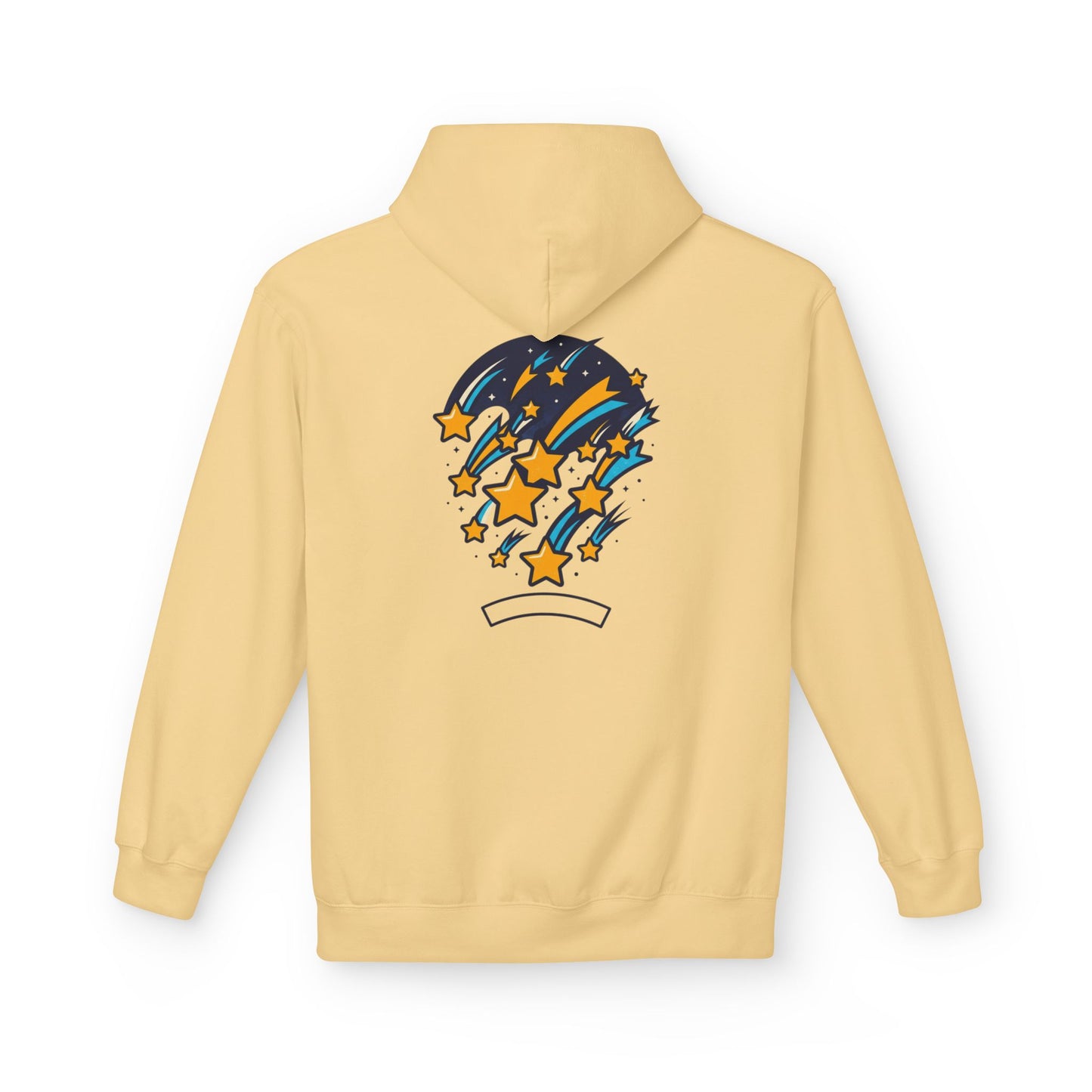 Starfall Hoodie – Shooting Stars Graphic Hoodie | Celestial Aesthetic, Cosmic Streetwear, Unisex Pullover