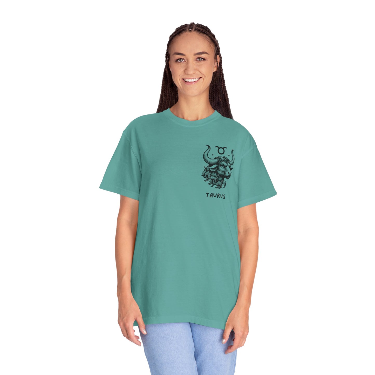 Taurus Bull Zodiac T-Shirt – Minimal Astrology Graphic Tee | Earth Sign Vintage Shirt