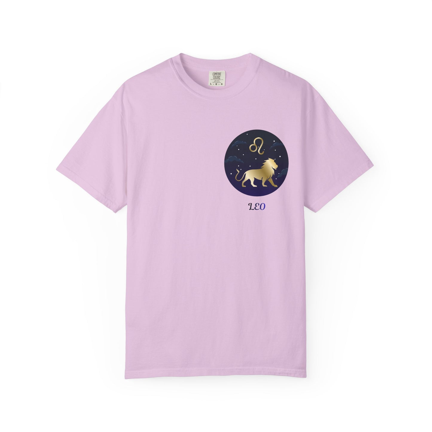 Leo Zodiac T-Shirt – Gold Lion Constellation Graphic Tee | Celestial Astrology Shirt