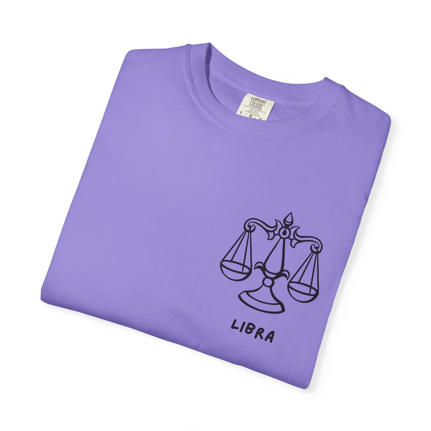 Libra Scales T-Shirt – Zodiac Balance Graphic Tee | Minimal Astrology Shirt
