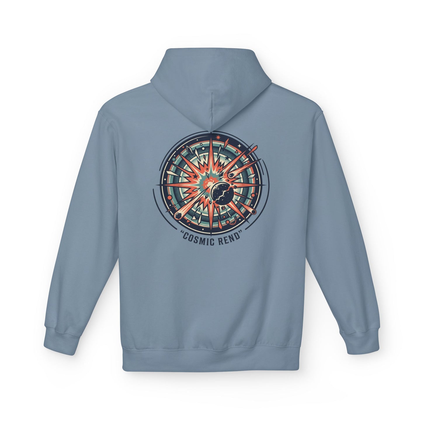 Cosmic Compass Hoodie – Retro Space Navigation Graphic Hoodie | Celestial Streetwear, Vintage Space Aesthetic, Unisex Hoodie
