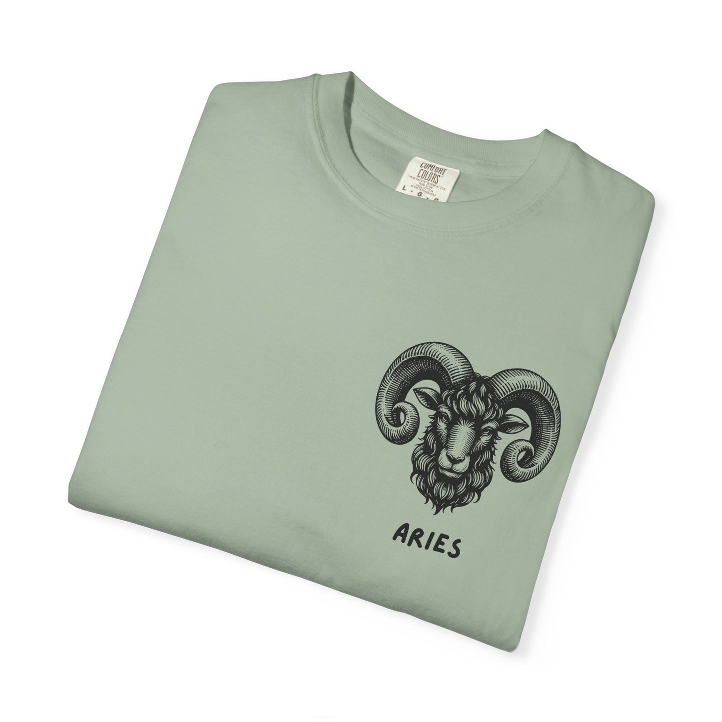 Aries Zodiac T-Shirt – Aries Ram Astrology Graphic Tee | Vintage Star Sign Shirt, Unisex Tee