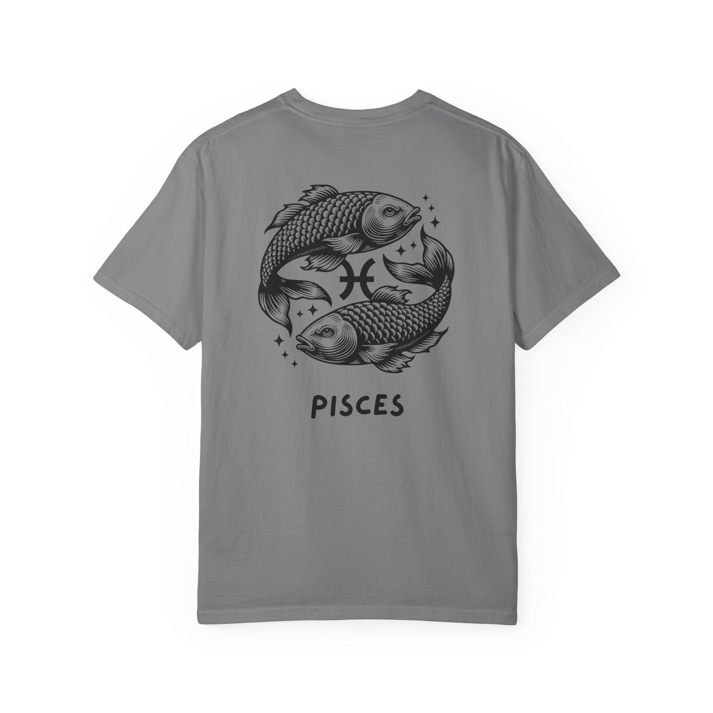 Pisces Zodiac T-Shirt – Pisces Fish Astrology Graphic Tee | Celestial Star Sign Shirt
