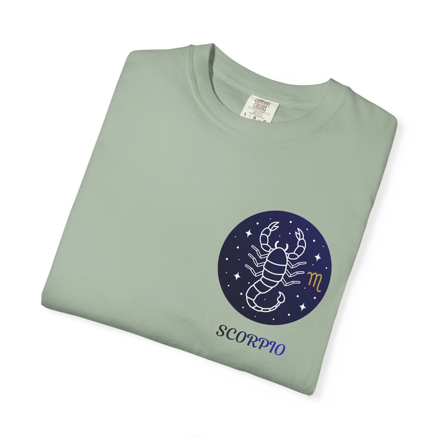 Scorpio Unisex Garment-Dyed T-Shirt – Zodiac Astrology Graphic Tee | Vintage Celestial Star Sign Shirt