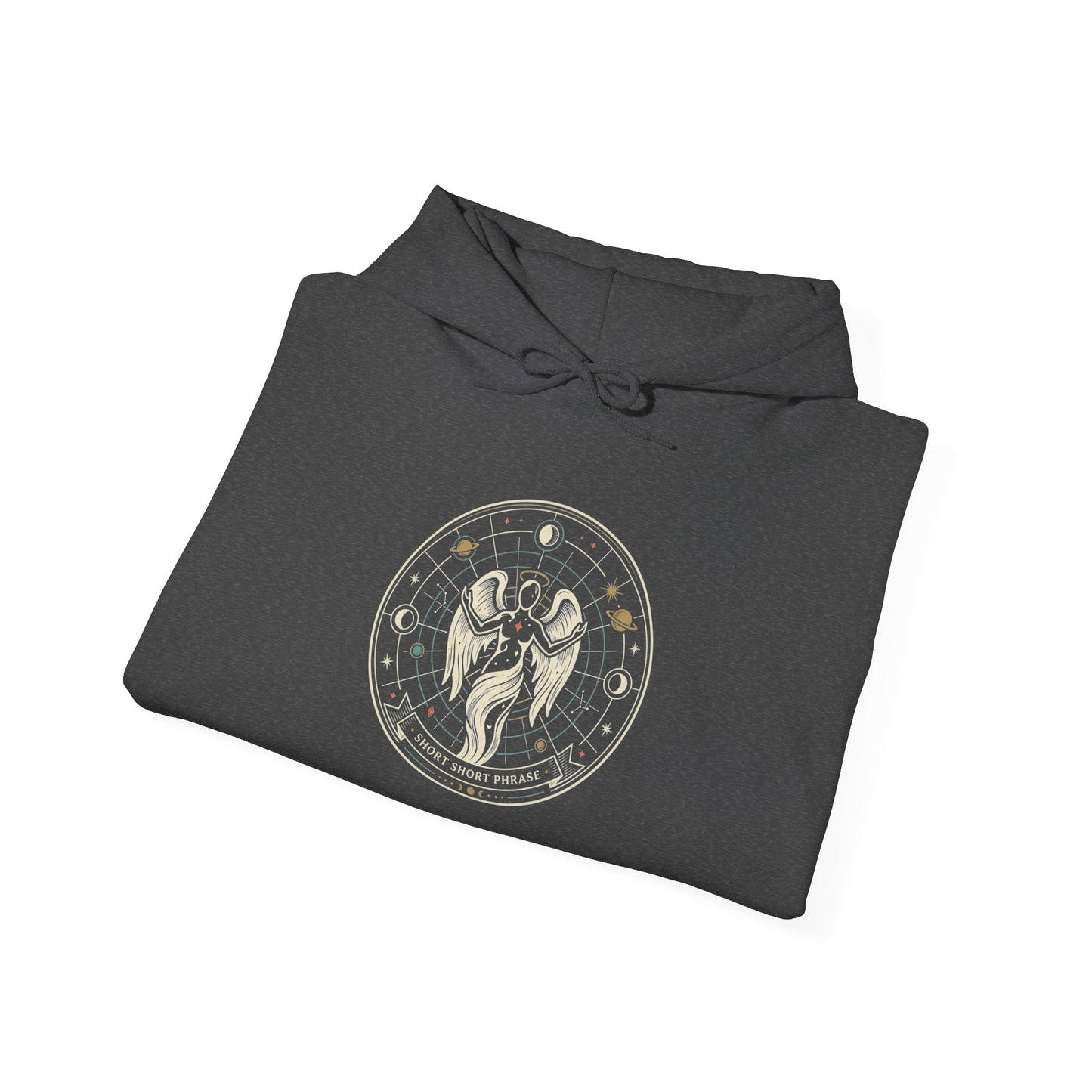 Astrology Moon Phases Hoodie – Mystic Astronaut Zodiac Sweatshirt | Celestial Graphic Hoodie