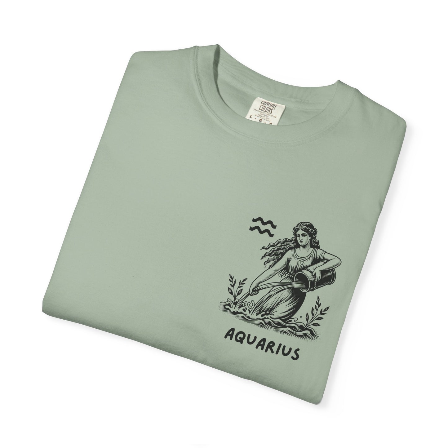 Aquarius Zodiac T-Shirt – Vintage Water Bearer Astrology Tee | Celestial Star Sign Shirt